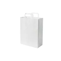 Sac cabas blanc A4 80gr/m2 26+13x33 cm